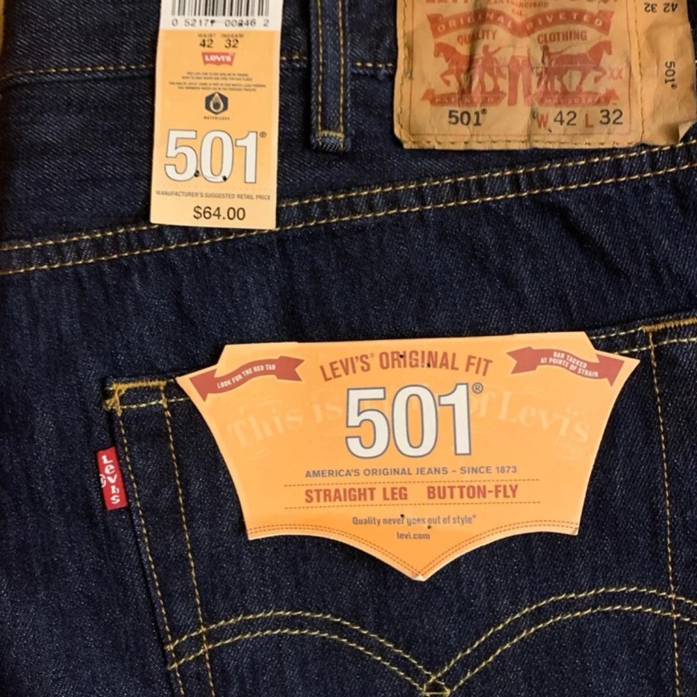 Brand new 501 Levi’s 42x32